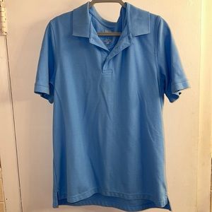Men’s Large Croft and Barrow Polo. Light Blue.